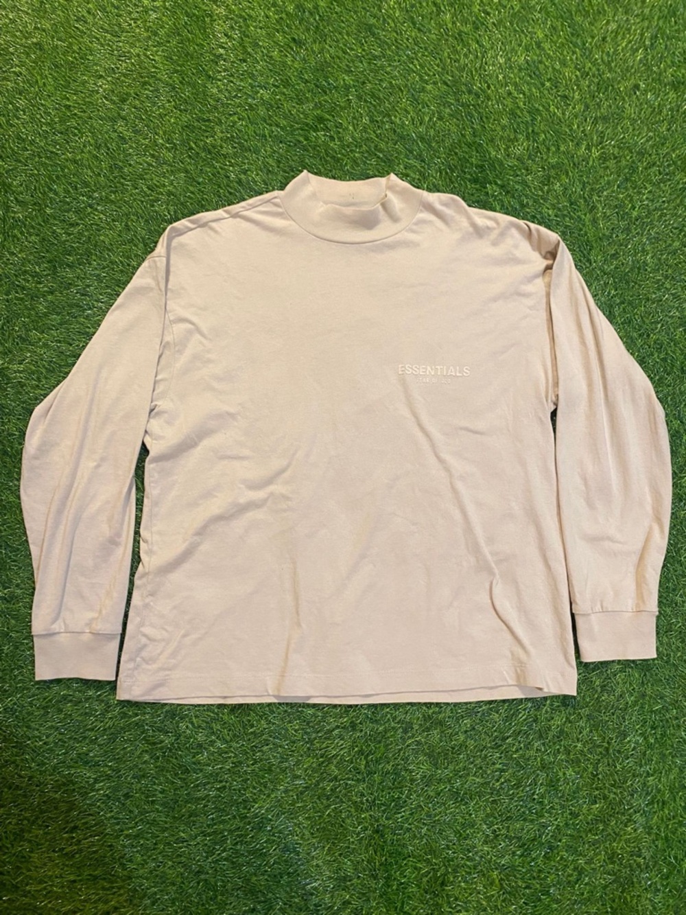 Fear of God Essentials Long-Sleeve Mock Neck Shirt size XS